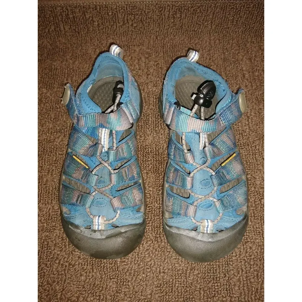 Keen Newport Kids Boys Waterproof Sandals Camo Blue Size 1